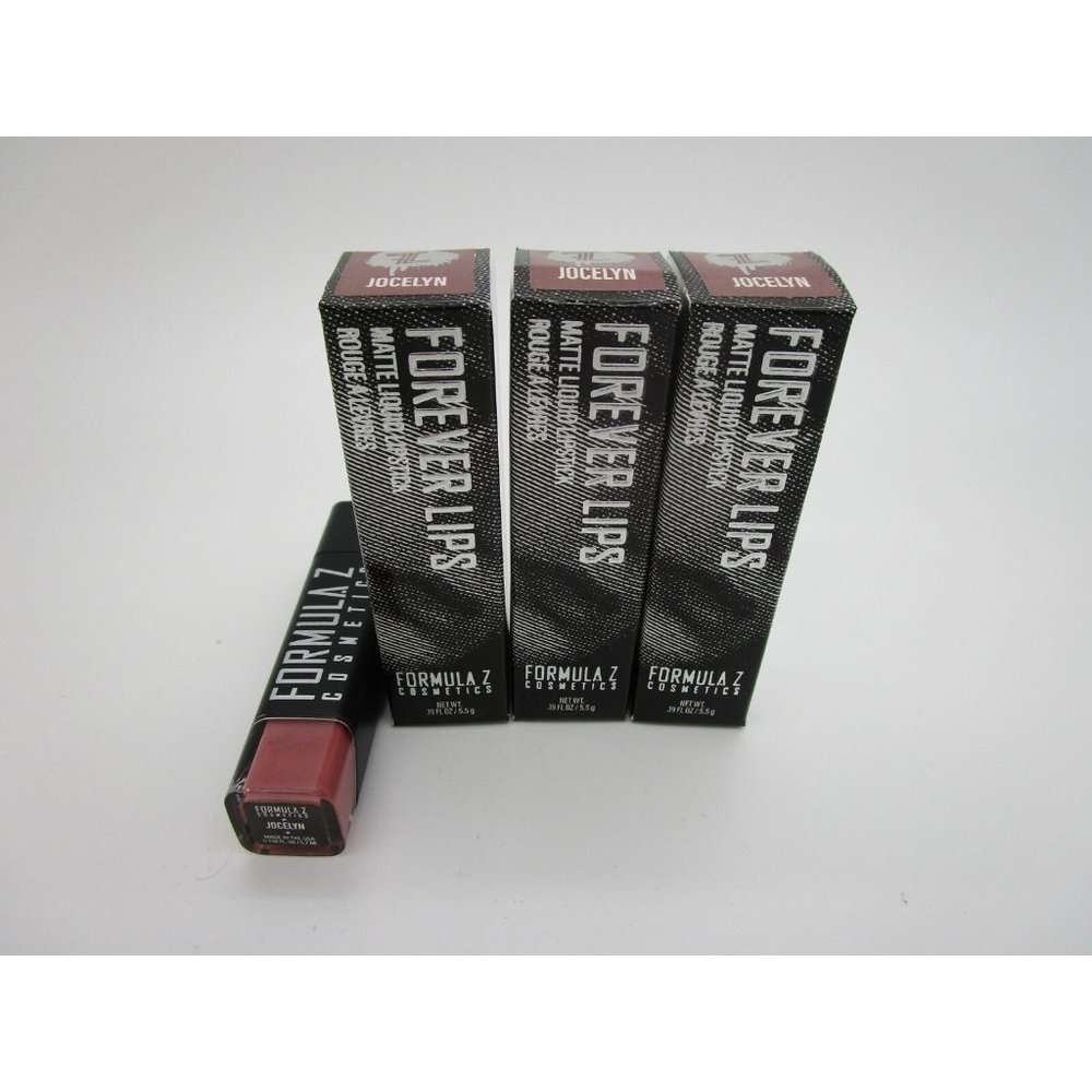 Lot of 3 Formula Z Cosmetics JOCELYN  FOREVER LIPS Matte Liquid Lipstick